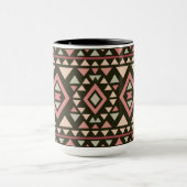 Moderne geometrische Southwest-stijl Mok (Midden)