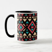 Moderne geometrische Southwest-stijl Mok (Links)