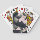 Moderne geometrische speelkaarten (Achterkant)