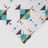 Moderne geometrische stammenpatronen tissuepapier (Detail)