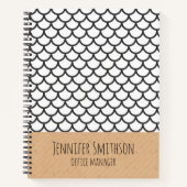 Moderne geometrische stijlboekbol notitieboek (Voorkant)