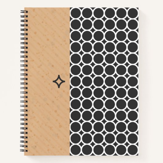 Moderne geometrische stijlboekbol notitieboek (Voorkant)