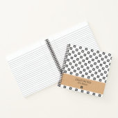 Moderne geometrische stijlboekbol notitieboek (Binnen)