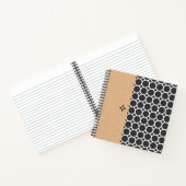 Moderne geometrische stijlboekbol notitieboek (Binnen)