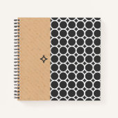 Moderne geometrische stijlboekbol notitieboek (Voorkant)
