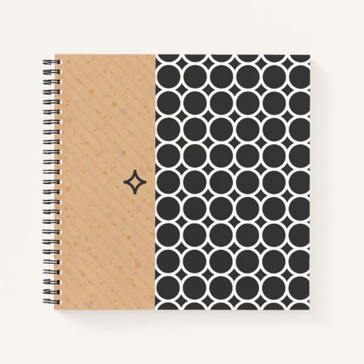 Moderne geometrische stijlboekbol notitieboek (Voorkant)