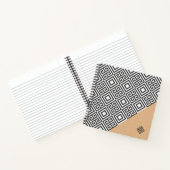 Moderne geometrische stijlboekbol notitieboek (Binnen)