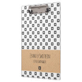 Moderne geometrische stijlklembord klembord (Links)