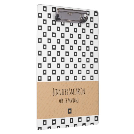 Moderne geometrische stijlklembord klembord (Rechts)