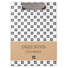 Moderne geometrische stijlklembord klembord