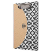 Moderne geometrische stijlklembord klembord (Links)