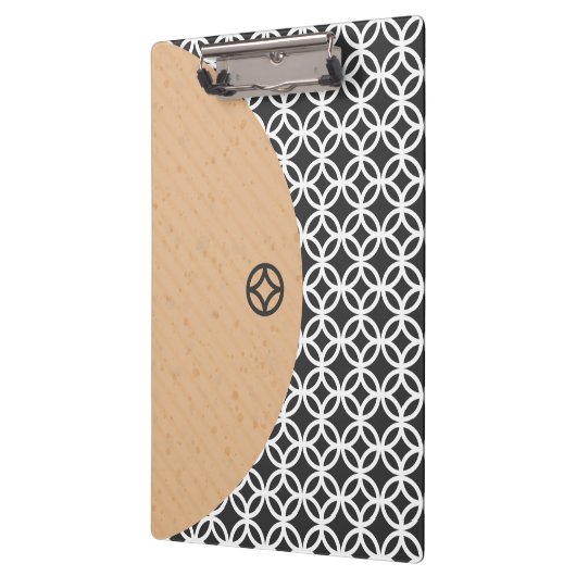 Moderne geometrische stijlklembord klembord (Links)