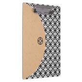 Moderne geometrische stijlklembord klembord (Rechts)