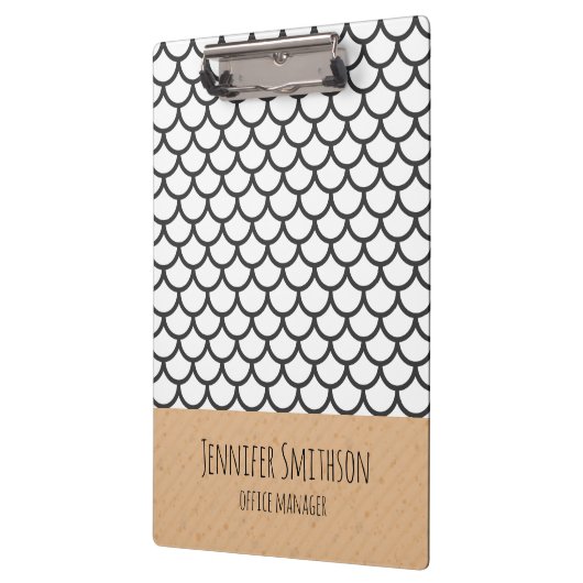 Moderne geometrische stijlklembord klembord (Links)