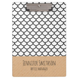 Moderne geometrische stijlklembord klembord