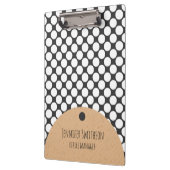 Moderne geometrische stijlklembord klembord (Links)