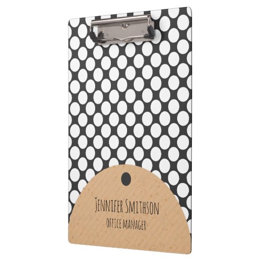 Moderne geometrische stijlklembord klembord (Links)