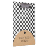 Moderne geometrische stijlklembord klembord (Rechts)