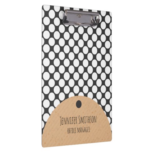 Moderne geometrische stijlklembord klembord (Rechts)