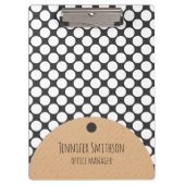 Moderne geometrische stijlklembord klembord (Voorkant)