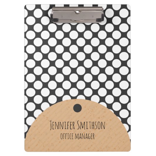 Moderne geometrische stijlklembord klembord (Voorkant)