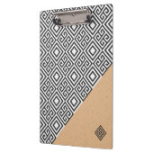 Moderne geometrische stijlklembord klembord (Links)