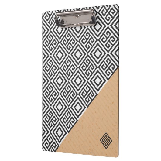 Moderne geometrische stijlklembord klembord (Links)