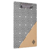 Moderne geometrische stijlklembord klembord (Rechts)