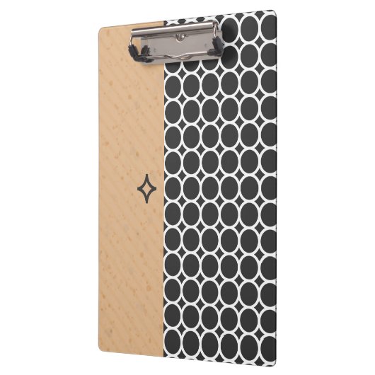 Moderne geometrische stijlklembord klembord (Links)