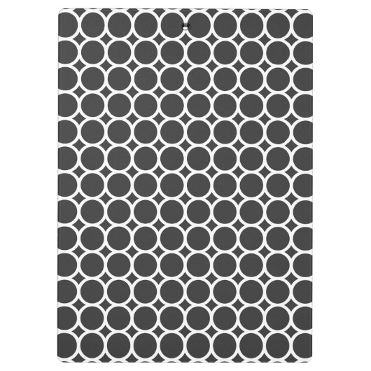 Moderne geometrische stijlklembord klembord (Achterkant)