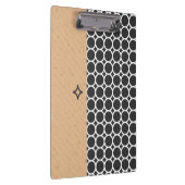 Moderne geometrische stijlklembord klembord (Rechts)