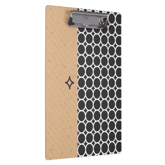 Moderne geometrische stijlklembord klembord (Rechts)