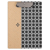 Moderne geometrische stijlklembord klembord (Voorkant)