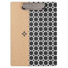 Moderne geometrische stijlklembord klembord