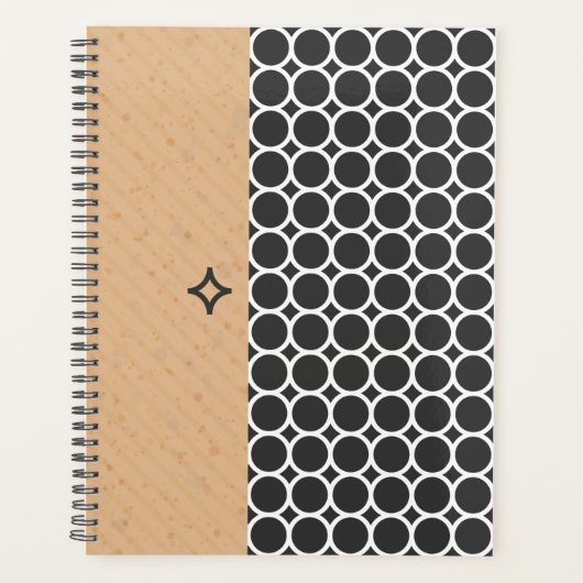 Moderne geometrische stijlplanner planner (Voorkant)
