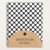 Moderne geometrische stijlplanner planner (Voorkant)