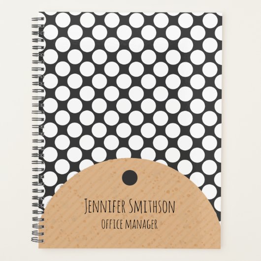 Moderne geometrische stijlplanner planner (Voorkant)