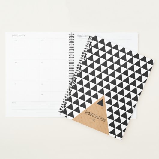 Moderne geometrische stijlplanner planner (Display)