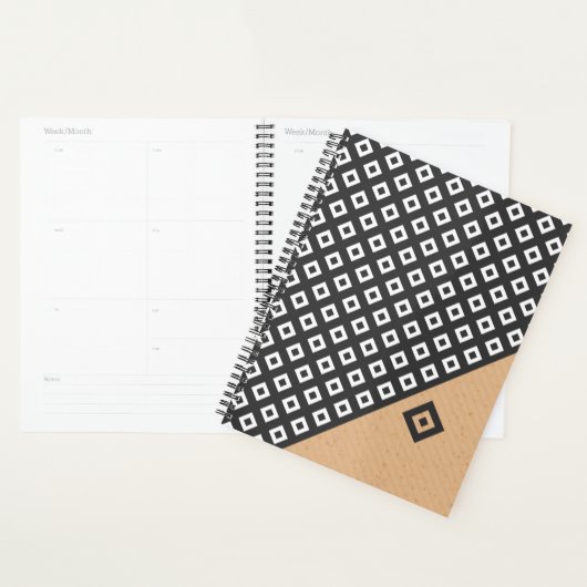 Moderne geometrische stijlplanner planner (Display)