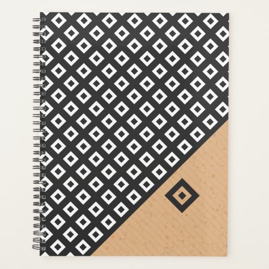 Moderne geometrische stijlplanner planner (Voorkant)