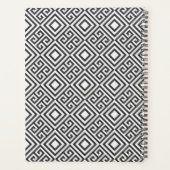 Moderne geometrische stijlplanner planner (Achterkant)