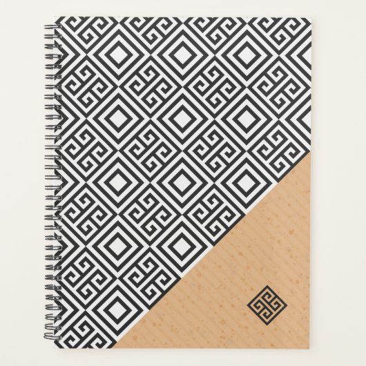 Moderne geometrische stijlplanner planner (Voorkant)