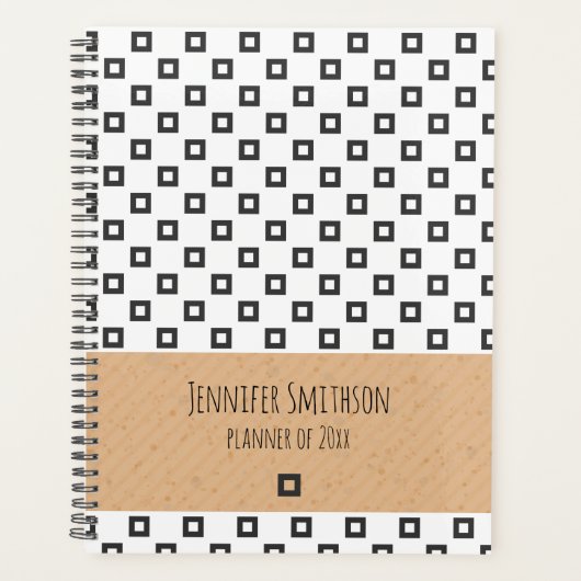 Moderne geometrische stijlplanner planner (Voorkant)