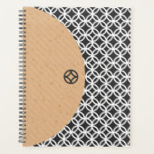 Moderne geometrische stijlplanner planner (Voorkant)