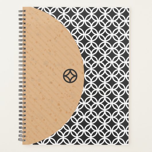 Moderne geometrische stijlplanner planner (Voorkant)