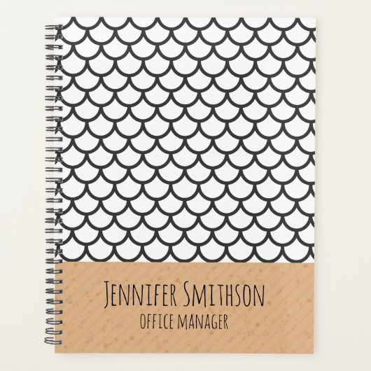 Moderne geometrische stijlplanner planner (Voorkant)