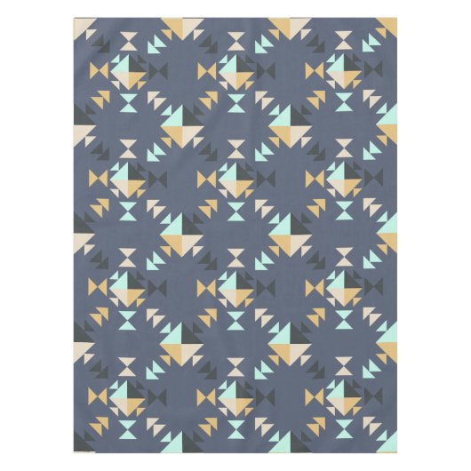 Moderne geometrische stijlvolle patroon gedempt bl tafelkleed (Voorkant)