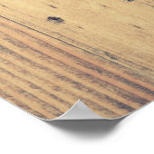 Moderne geometrische Succulents Planter & Wood Poster (Hoek)