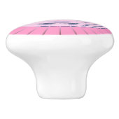 Moderne Geometrische Sunburst - Zonnebeelden van r Keramische Knop (Zijkant)