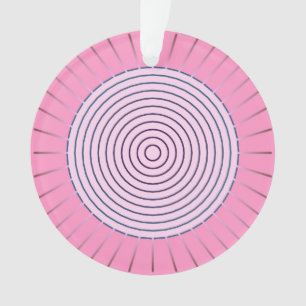 Moderne Geometrische Sunburst - Zonnebeelden van r Ornament